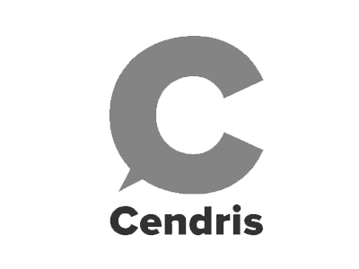 Cendris logo zwart wit