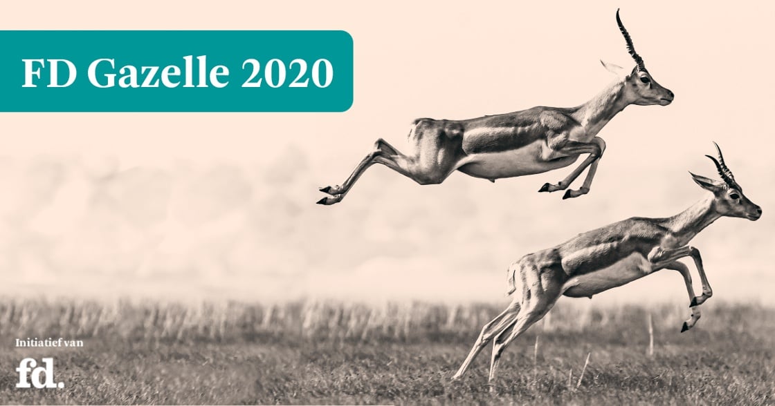 FD Gazelle 2020 logo met twee gazellen